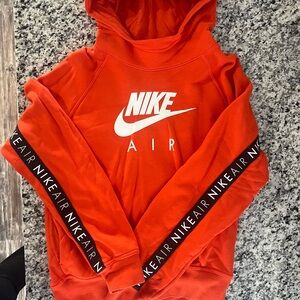 Nike Air Hoodie, size S, orange, very good condition